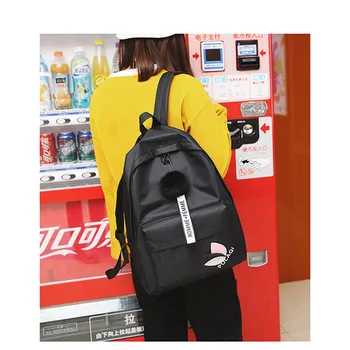 2020 Solid backpack girl school bags for teenage College wind Women SchoolBag High student bag black nylon printing
2020 Solid backpack girl school bags for teenage College wind Women SchoolBag High student bag black nylon printing