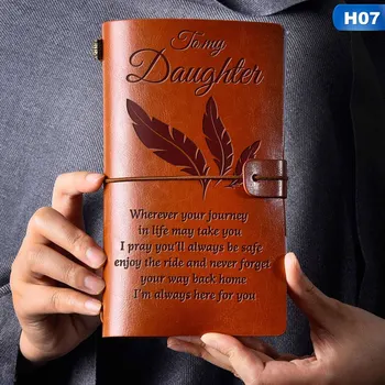 Leather Hand Ledger Book Business Notebook Travel Diary Book Stationery Notebook for Daughter Son Wife Dad Mom Stationery Gift
Leather Hand Ledger Book Business Notebook Travel Diary Book Stationery Notebook for Daughter Son Wife Dad Mom Stationery Gift
