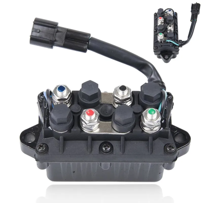 61A 81950 00 3 контактное реле 12 В электромотор для Yamaha 60HP до 200HP двигатель 120 А