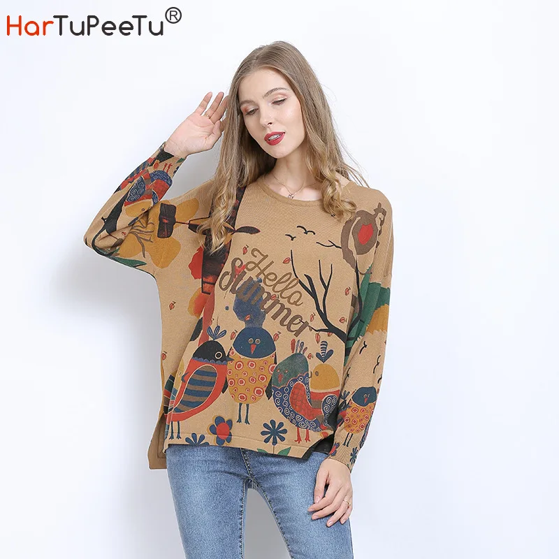 2020 Autumn Winter Girls Sweater Women Oversize Korean Style Loose Knitted Long Sleeve Funny Print Casual Basic Pullover Tops
2020 Autumn Winter Girls Sweater Women Oversize Korean Style Loose Knitted Long Sleeve Funny Print Casual Basic Pullover Tops