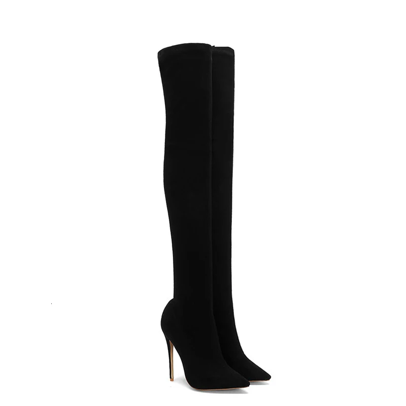 YECHNE Winter Women's Over The Knee Boots Woman Thigh High Boots Autumn Fashion Black Plus Size 43 44 Women High Heeled Shoes
YECHNE Winter Women's Over The Knee Boots Woman Thigh High Boots Autumn Fashion Black Plus Size 43 44 Women High Heeled Shoes