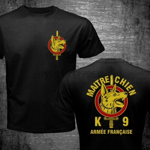 France Maitre Chien French Army War Dog K9 Special Forces Logo Military T-Shirt
France Maitre Chien French Army War Dog K9 Special Forces Logo Military T-Shirt