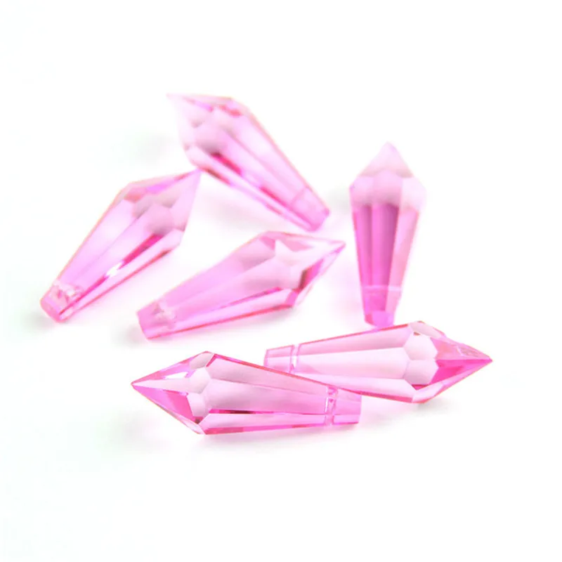38mm Various Color Icicle Chandelier Crystal Parts Glass Lamp Pendants For DIY Suncatcher Curtain/Window Decoration
38mm Various Color Icicle Chandelier Crystal Parts Glass Lamp Pendants For DIY Suncatcher Curtain/Window Decoration