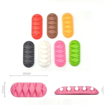 Cable Organizer Silicone USB Cable Winder Flexible Cable Management Clips Cable Holder For Mouse Headphone Earphone free shiping
Cable Organizer Silicone USB Cable Winder Flexible Cable Management Clips Cable Holder For Mouse Headphone Earphone free shiping