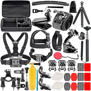 50pcs/set 360 Degree PC With Bracket Home Action Camera Accessories Suction Cup Practical Strap Protect Cover Screw For GoPro
50pcs/set 360 Degree PC With Bracket Home Action Camera Accessories Suction Cup Practical Strap Protect Cover Screw For GoPro