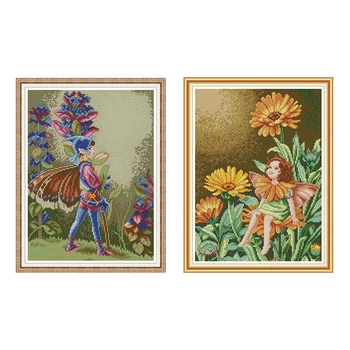 Flower Butterfly Fairy Pattern Count Cross Stitch Kit 14CT11CT Embroidery Kit Sewing Kit Home Decoration Painting DIY Craft Gift
Flower Butterfly Fairy Pattern Count Cross Stitch Kit 14CT11CT Embroidery Kit Sewing Kit Home Decoration Painting DIY Craft Gift