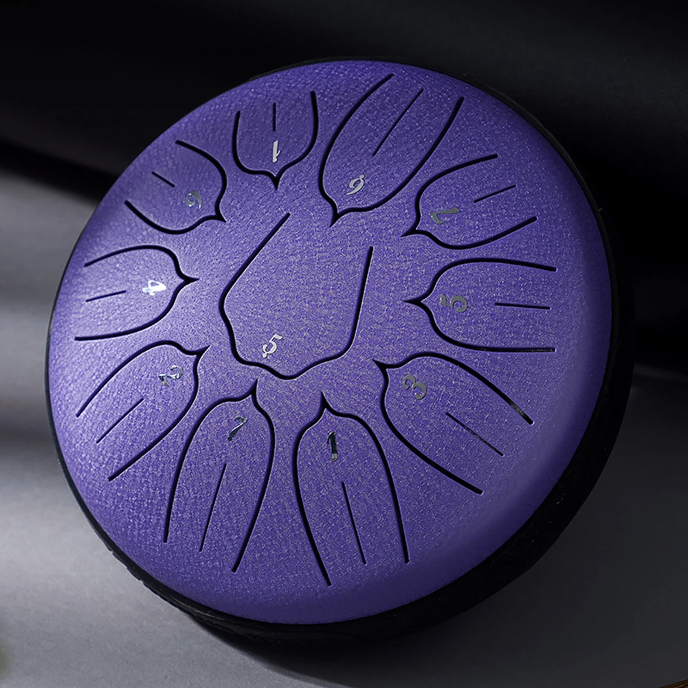 6 inch 11-Tone Steel Tongue Drum Hand Pan Drums with Drumsticks Percussion Musical Instruments
6 inch 11-Tone Steel Tongue Drum Hand Pan Drums with Drumsticks Percussion Musical Instruments