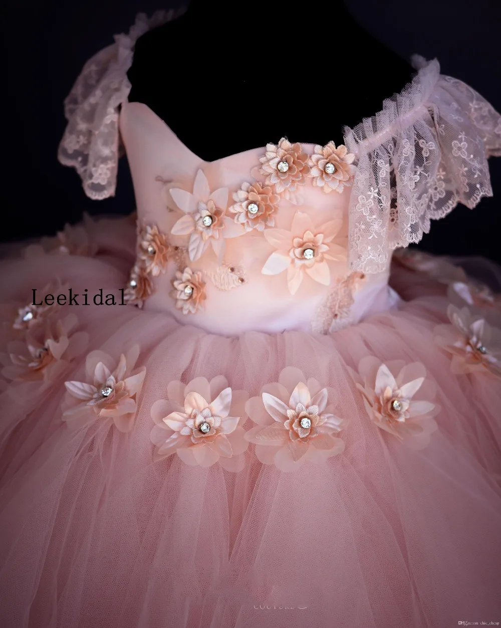 pink-lace-beaded-flower-girl-dresses-ball (1)