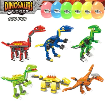 539pcs Jurassic Word Dinosaur Set Building Blocks Toy Figures Bricks Tyrannosaurus Rex Indominus Rex I-Rex Assemble Kids Toys
539pcs Jurassic Word Dinosaur Set Building Blocks Toy Figures Bricks Tyrannosaurus Rex Indominus Rex I-Rex Assemble Kids Toys