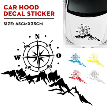 65x35cm Mountain Compass Car Sticker Hood Engine Cover Decal Stickers DIY Decoration For Jeep Off-road RV Caravan
65x35cm Mountain Compass Car Sticker Hood Engine Cover Decal Stickers DIY Decoration For Jeep Off-road RV Caravan