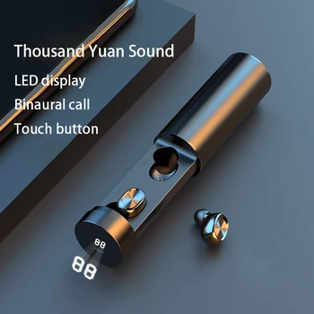 Wireless bluetooth headset binaural 5.0 small sports running universal stealth suitable for Apple Android vivoppo Huawei Univers 
Wireless bluetooth headset binaural 5.0 small sports running universal stealth suitable for Apple Android vivoppo Huawei Univers