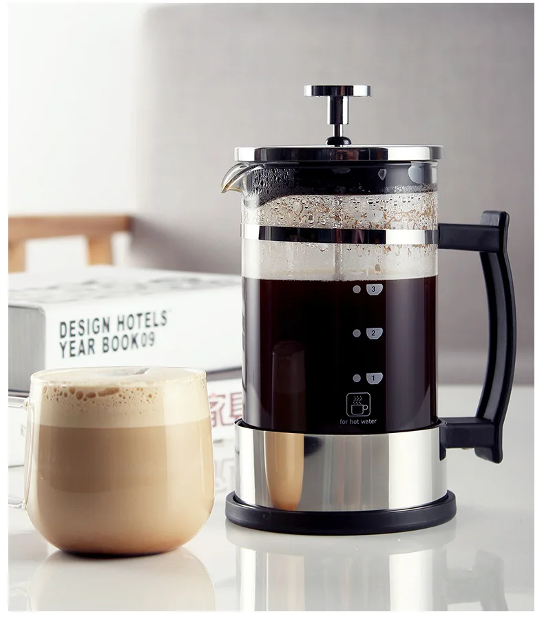 350ML Stainless Steel Glass Teapot Cafetiere French Coffee Tea Milk Percolator Filter Press Plunger Coffee Maker Pot
350ML Stainless Steel Glass Teapot Cafetiere French Coffee Tea Milk Percolator Filter Press Plunger Coffee Maker Pot