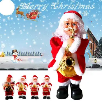 Christmas Electric Santa Claus New Year Christmas Gift for Children Toy Singing Dancing Toy Christmas Tree Decoration for Home 
Christmas Electric Santa Claus New Year Christmas Gift for Children Toy Singing Dancing Toy Christmas Tree Decoration for Home