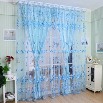 Window Curtains Sheer Voile Tulle for Bedroom Living Room Balcony Kitchen Printed Tulip Pattern Sun-shading Curtain
Window Curtains Sheer Voile Tulle for Bedroom Living Room Balcony Kitchen Printed Tulip Pattern Sun-shading Curtain