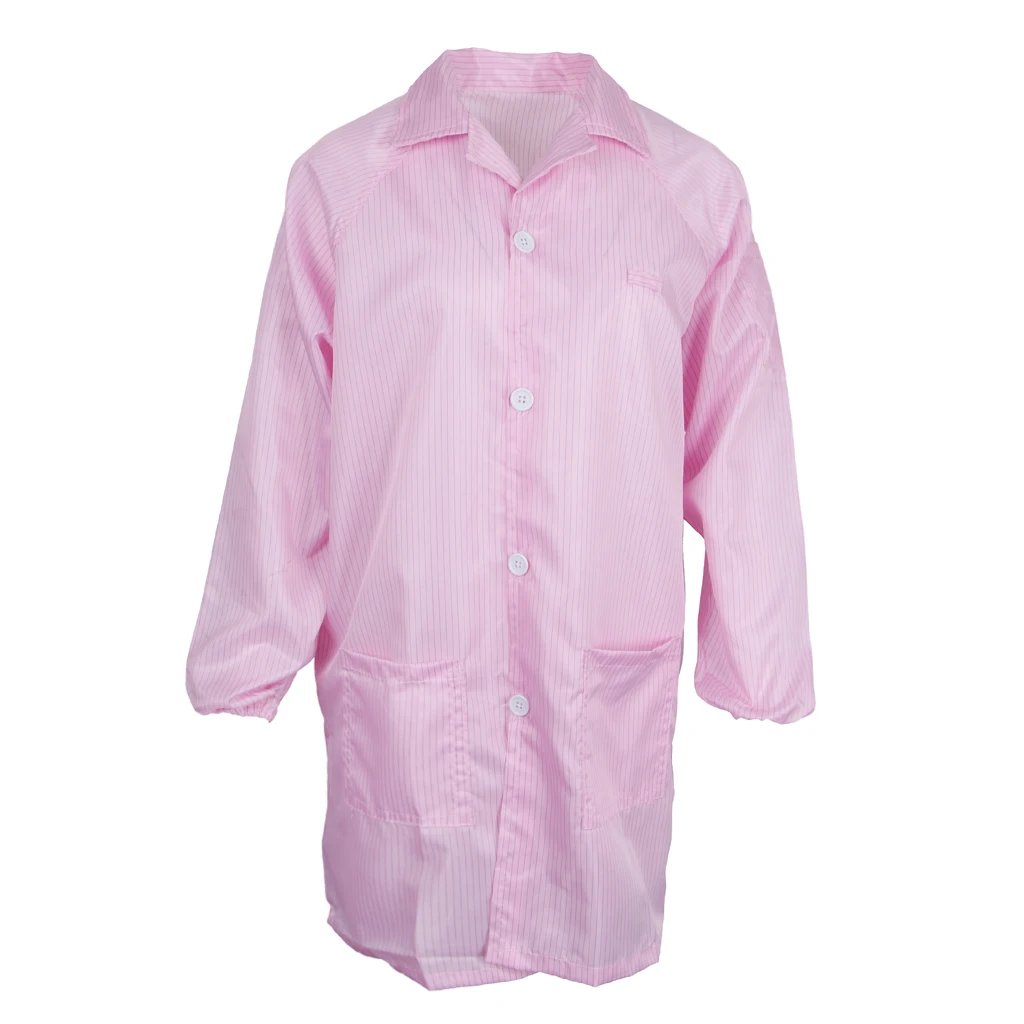 Anti-Static Dustproof Lab Jacket Coat Women Clothing Gown Workwear Anti-Static Dustproof Lab Jacket Coat Women Clothing Gown Workwear