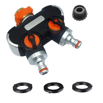 Irrigation 2 Way Tap Garden Tap Irrigation Valve Hose Pipe Splitter 2 Way Rubberized Hose Quick Connector Adapter-ABUX
Irrigation 2 Way Tap Garden Tap Irrigation Valve Hose Pipe Splitter 2 Way Rubberized Hose Quick Connector Adapter-ABUX