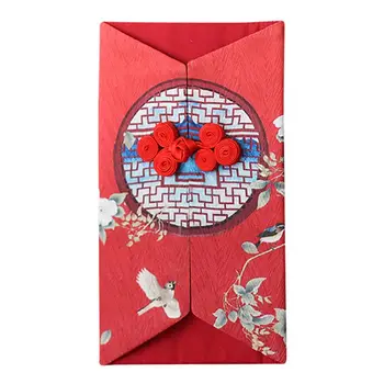 Chinese Style Red Envelope New Year Red Envelope Fabric Red Envelope Disc Buckle Red Packet Year of the OX
Chinese Style Red Envelope New Year Red Envelope Fabric Red Envelope Disc Buckle Red Packet Year of the OX