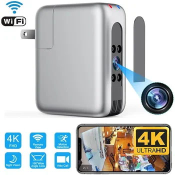 Wireless WIFI Mini Camera espia Secret USB Charger Micro Camera 4K HFD Baby Camera Security Night Vision Motion Detect Camcorder
Wireless WIFI Mini Camera espia Secret USB Charger Micro Camera 4K HFD Baby Camera Security Night Vision Motion Detect Camcorder