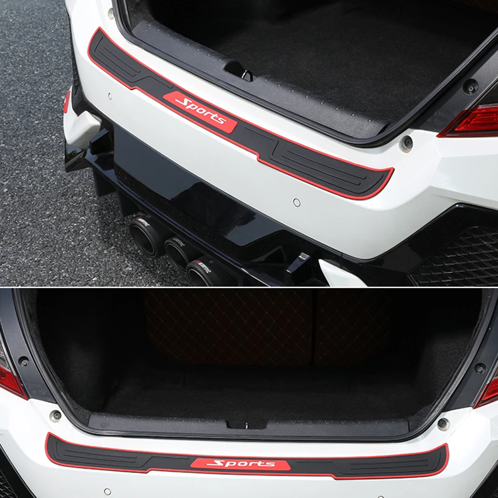 Universal Trunk Rear Door Sill Plate Guard Sticker Car Rubber Pad Rear Bumper Trim Anti Kicked Scratch Protection Sticker Strip
Universal Trunk Rear Door Sill Plate Guard Sticker Car Rubber Pad Rear Bumper Trim Anti Kicked Scratch Protection Sticker Strip