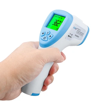 Handheld Digital Thermometer Infrared Baby Adult Forehead Non-contact Thermometer with LCD Backlight
Handheld Digital Thermometer Infrared Baby Adult Forehead Non-contact Thermometer with LCD Backlight