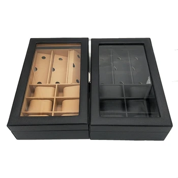 High Class Carbon Fiber 6+3 Mix Grids Watch Box Case Sunglasses Holder Storage Jewelry Collection Glasses Watch Display Holder 
High Class Carbon Fiber 6+3 Mix Grids Watch Box Case Sunglasses Holder Storage Jewelry Collection Glasses Watch Display Holder