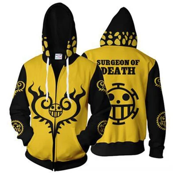 Anime One Piece Hoodies 3D Print Trafalgar D Water Law Cosplay Hoody Hip Hop Casual Coat 3D Sweatshirts Hooded Casual Coat 
Anime One Piece Hoodies 3D Print Trafalgar D Water Law Cosplay Hoody Hip Hop Casual Coat 3D Sweatshirts Hooded Casual Coat