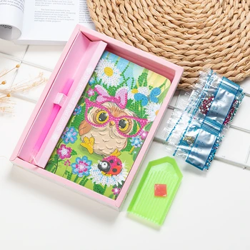 80 Pages Cartoon Diamond Painting Notebook DIY Special Shaped Diamond Embroidery Cross Stitch Diary Book For Kids With gift box
80 Pages Cartoon Diamond Painting Notebook DIY Special Shaped Diamond Embroidery Cross Stitch Diary Book For Kids With gift box