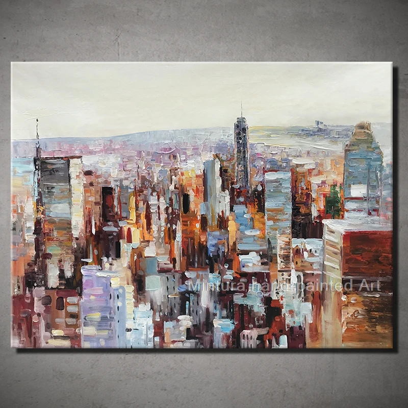 Mintura,100% Handpainted Modern City Landscape Abstract Oil Painting On Canvas,Wall Art,Picture For Living Room Home Decor Large
Mintura,100% Handpainted Modern City Landscape Abstract Oil Painting On Canvas,Wall Art,Picture For Living Room Home Decor Large