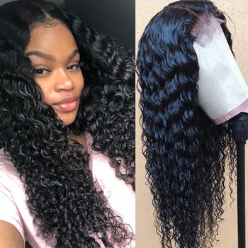 Deep Wave Wigs 13x4 Lace Front Human Hair Wigs for Black Women Prepluck Glueless Brazilian 30 Remy Deep Curly Human hair Wigs
Deep Wave Wigs 13x4 Lace Front Human Hair Wigs for Black Women Prepluck Glueless Brazilian 30 Remy Deep Curly Human hair Wigs