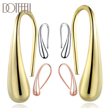 DOTEFFIL 925 Silver/Rose Gold Black Earring Fashion Jewelry Teardrop/Water drop/Raindrop Dangle Earrings For Women Jewelry
DOTEFFIL 925 Silver/Rose Gold Black Earring Fashion Jewelry Teardrop/Water drop/Raindrop Dangle Earrings For Women Jewelry