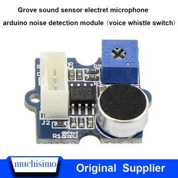 Grove sound sensor electret microphone arduino noise detection module voice whistle switch Robot AI Robot AI
Grove sound sensor electret microphone arduino noise detection module voice whistle switch Robot AI Robot AI