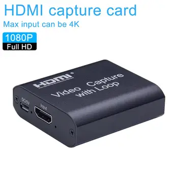 Graphics Capture Card HDMI to USB2.0 placa de video Recorder Box for Live Streaming Video digital converter Support 4K 1080P
Graphics Capture Card HDMI to USB2.0 placa de video Recorder Box for Live Streaming Video digital converter Support 4K 1080P