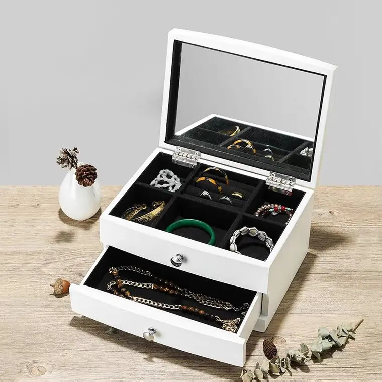 Wooden Chinese Multilayer Jewelry Box Storage Box Earring Ring Ring Brooch Collection Box Jewelry Box Jewelry Box MSSH040
Wooden Chinese Multilayer Jewelry Box Storage Box Earring Ring Ring Brooch Collection Box Jewelry Box Jewelry Box MSSH040