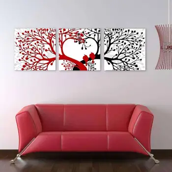 Pictures Red Black Tree Home NEW Paint By Number Oil Painting 3Pcs/Set Joint Canvas Household Gift Decoration Art Wall Hanging
Pictures Red Black Tree Home NEW Paint By Number Oil Painting 3Pcs/Set Joint Canvas Household Gift Decoration Art Wall Hanging