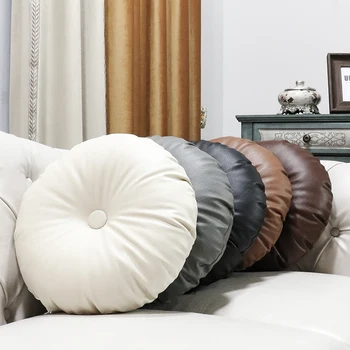 45cm round PU leather pillow sofa back cushion car pu cushion office throw pillow white black brown beige
45cm round PU leather pillow sofa back cushion car pu cushion office throw pillow white black brown beige