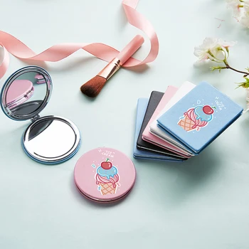 Cartoon Ice Cream Mini Makeup Mirror with Double Side Portable Travel Folding Magnifying Compact Pocket Cosmetic Vanity Mirrors
Cartoon Ice Cream Mini Makeup Mirror with Double Side Portable Travel Folding Magnifying Compact Pocket Cosmetic Vanity Mirrors