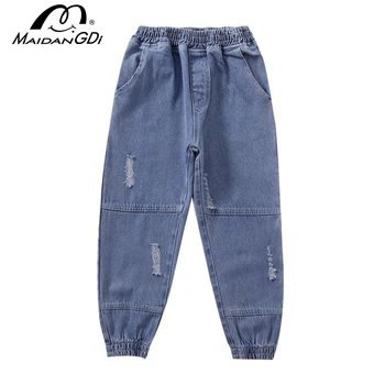 MAIDANGDI Boys Jeans Spring&Autumn Teenage Casual Trousers Children Purity Comfortable Fashion Denim Kids Pants Age 6-16 Year
MAIDANGDI Boys Jeans Spring&Autumn Teenage Casual Trousers Children Purity Comfortable Fashion Denim Kids Pants Age 6-16 Year