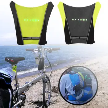 Durable Riding Backpack Pendant LED Riding Vest Lithium Battery Glowing Parts Travel Motion Steering Light Backpack Portable
Durable Riding Backpack Pendant LED Riding Vest Lithium Battery Glowing Parts Travel Motion Steering Light Backpack Portable
