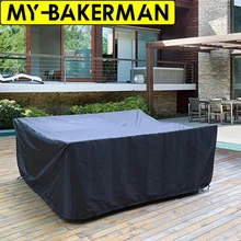 72Sizes Black Outdoor Patio Garden Furniture Waterproof Covers Rain Snow Chair covers for Sofa Table Chair Dust Proof Cover