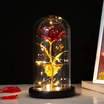 The Beast Red Rose And Colour Beauty In A Glass Dome On A Wooden Base For Valentine's Gifts LRose Lamps Christma
The Beast Red Rose And Colour Beauty In A Glass Dome On A Wooden Base For Valentine's Gifts LRose Lamps Christma