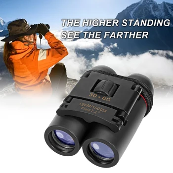 Pocket Mini Double Tube Day And Night Vision 30 x 60 ZOOM Mini Compact Foldable Binoculars For Hiking Hunting - Ice Blue
Pocket Mini Double Tube Day And Night Vision 30 x 60 ZOOM Mini Compact Foldable Binoculars For Hiking Hunting - Ice Blue