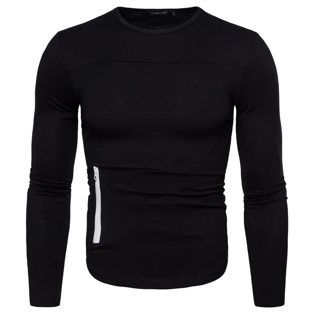 Autumn T-shirt Long-sleeved Men's New European Code Personality Zipper Decorative Round Neck Long-sleeved Casual Sports Shirt
Autumn T-shirt Long-sleeved Men's New European Code Personality Zipper Decorative Round Neck Long-sleeved Casual Sports Shirt