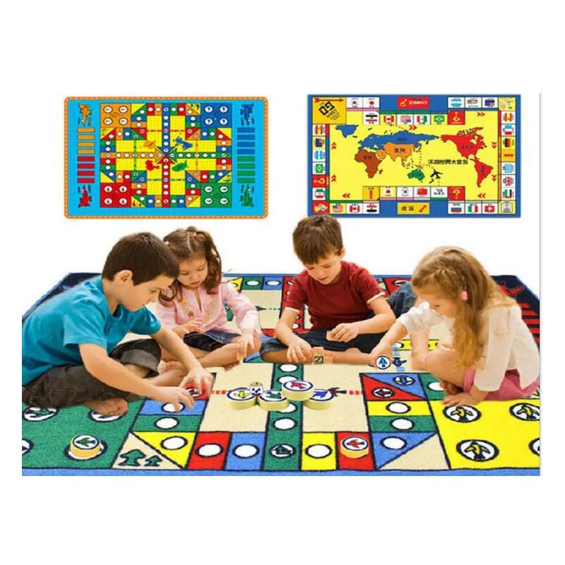 0.6cm Thick Baby Flying Chess Baby Crawling Mat Game Chess Mat Blanket Children Parent-Child Interaction Monopoly Toy Game Pad
0.6cm Thick Baby Flying Chess Baby Crawling Mat Game Chess Mat Blanket Children Parent-Child Interaction Monopoly Toy Game Pad