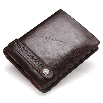 Contacts Men's Genuine Leather Wallet Male Small Wallet Short Coin Purse with Card Holder
Contacts Men's Genuine Leather Wallet Male Small Wallet Short Coin Purse with Card Holder