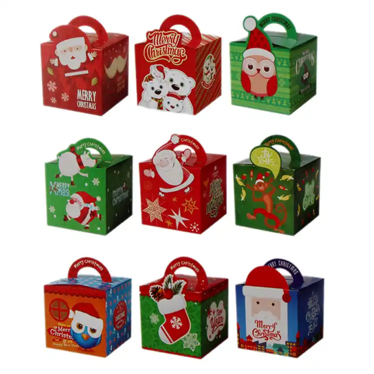 apple box, trash apple box, christmas eve apple gift box