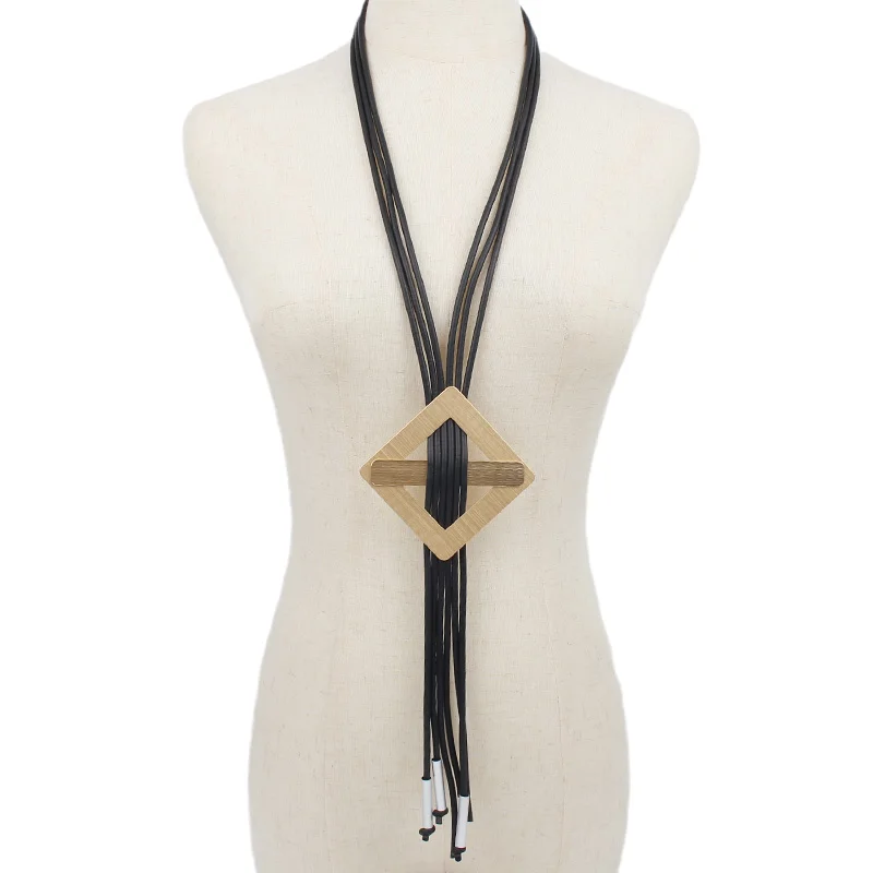 YD&YDBZ Classic High Street Design Square Decoration Women's Rubber Necklace Gothic Handmade Manifesto Art Jewelry Free Shipping
YD&YDBZ Classic High Street Design Square Decoration Women's Rubber Necklace Gothic Handmade Manifesto Art Jewelry Free Shipping