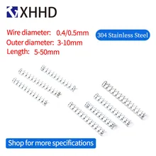 20pcs 0.4 0.5mm Wire Dia Rotor Return Compression Pressure Cylindrical Spring 304 Stanless Steel Springs 5-50mm
20pcs 0.4 0.5mm Wire Dia Rotor Return Compression Pressure Cylindrical Spring 304 Stanless Steel Springs 5-50mm