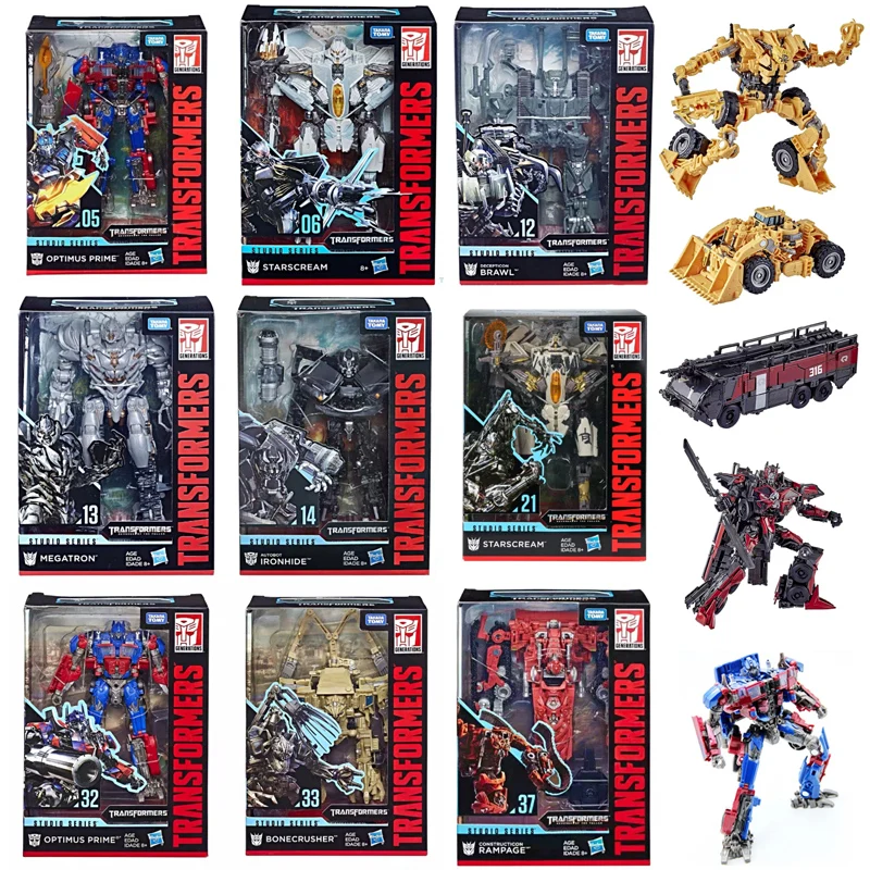 Hasbro Original Transformers Movie Studios SS Voyager Optimus Prime Ironhide Megatron Rampage Long Haul Rampage Brawl Megatron
Hasbro Original Transformers Movie Studios SS Voyager Optimus Prime Ironhide Megatron Rampage Long Haul Rampage Brawl Megatron