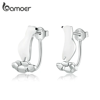 bamoer 925 Silver Enamel Stud Earrings for Women Original Design Polar Bear on Cracked Ice Original Design Fine Jewelry BSE347
bamoer 925 Silver Enamel Stud Earrings for Women Original Design Polar Bear on Cracked Ice Original Design Fine Jewelry BSE347
