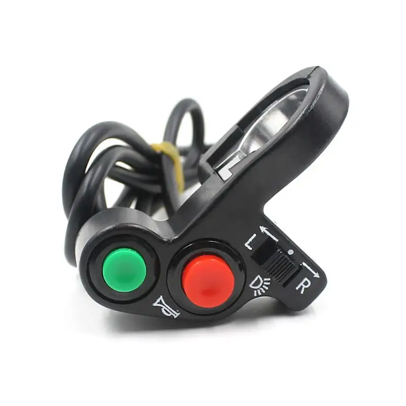 22mm Motorcycle Electric Bike/Scooter Light Turn Signal&Horn Switch ON/OFF Button W/Red Green Buttons Dia Handlebars
22mm Motorcycle Electric Bike/Scooter Light Turn Signal&Horn Switch ON/OFF Button W/Red Green Buttons Dia Handlebars
